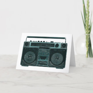 Retro Stereokarte Karte