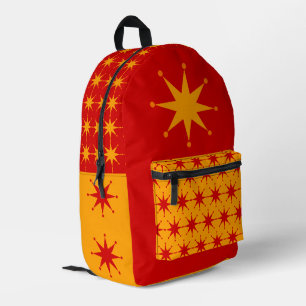 Retro-Stern Bedruckter Rucksack