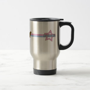 Retro Stern Hovawart Reise-Tasse Reisebecher