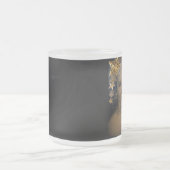 "Retro Stern-" mattierte GlasTasse Mattglastasse (Mittel)