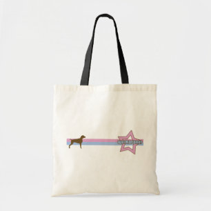 Retro Stern Weimaraner Tasche