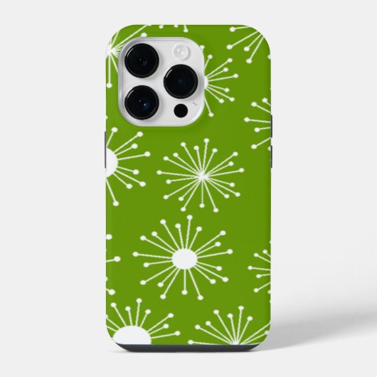 Retro-Sternenexplosionen iPhone Hülle (Rückseite)