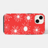 Retro-Sternenexplosionen iPhone Hülle (Rückseite (Horizontal))