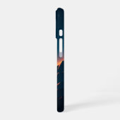 Retro-Sternenfalltal iPhone 16 Hülle (Linke Seite)
