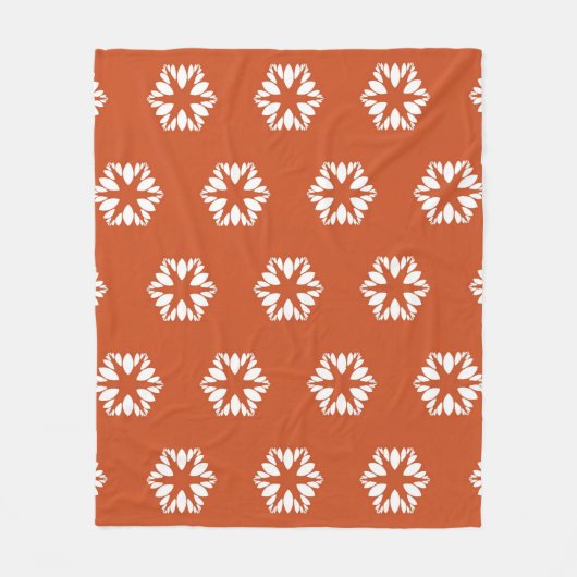 Retro-Sternenmuster Boho-Dekor Fleecedecke (Vorderseite)