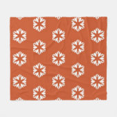 Retro-Sternenmuster Boho-Dekor Fleecedecke (Vorderseite (Horizontal))