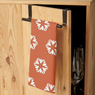 Retro-Sternenmuster Boho-Dekor Geschirrtuch