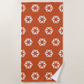 Retro-Sternenmuster Boho-Dekor Strandtuch (Vorderseite)