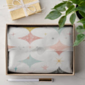 Retro-Sternenmuster Seidenpapier (Geschenk)