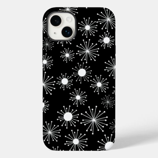 Retro-Sternexplosion des Mitteljahrhunderts Case-Mate iPhone Hülle (Rückseite)