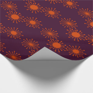 Retro-Sternexplosion des Mitteljahrhunderts Geschenkpapier