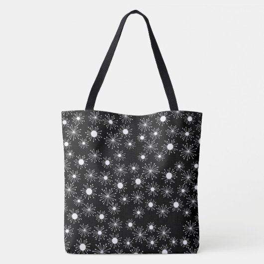 Retro-Sternexplosion des Mitteljahrhunderts Tasche (Rückseite)