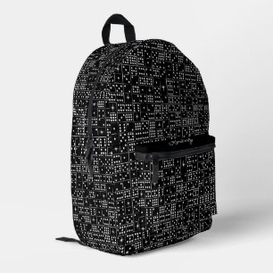 Retro Sternexplosion Dominoes Bedruckter Rucksack