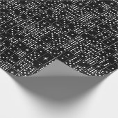 Retro Sternexplosion Dominoes Geschenkpapier (Ecke)