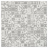 Retro Sternexplosion Dominoes Stoff (Muster)