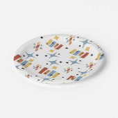 Retro Sternexplosion Paper Teller aus dem Mittelal (Schrägansicht)