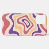 Retro Sternexplosion Sonnenbrust Hintergrundmuster Case-Mate iPhone Hülle (Rückseite (Horizontal))