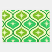 Retro-Sternexplosionen aus dem Mittelalter auf dem Geschenkpapier Set (Vorderseite 3)