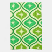 Retro-Sternexplosionen aus dem Mittelalter auf dem Geschirrtuch (Vertikal)