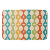 Retro-Sternexplosionen der Mitte des Jahrhunderts Badematte (Vorderseite)