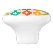 Retro-Sternexplosionen der Mitte des Jahrhunderts  Keramikknauf (Seitenansicht)