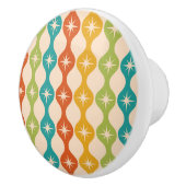 Retro-Sternexplosionen der Mitte des Jahrhunderts  Keramikknauf (Rechts)