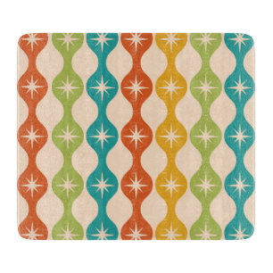 Retro-Sternexplosionen der Mitte des Jahrhunderts  Schneidebrett