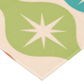 Retro-Sternexplosionen der Mitte des Jahrhunderts  Tischdecke (Schrägansicht)