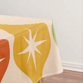 Retro-Sternexplosionen der Mitte des Jahrhunderts Tischdecke (Beispiel)
