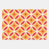 Retro-Sternexplosionen des mittleren Jahrhunderts  Geschenkpapier Set (Vorderseite 3)