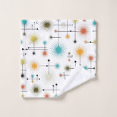 Retro Sternexplosionen ein Go-Go! Badhandtuch Set (Waschlappen)