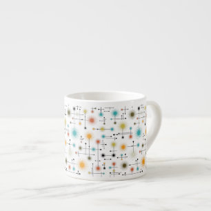 Retro Sternexplosionen ein Go-Go! Espressotasse