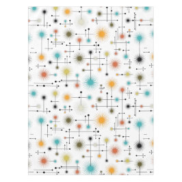 Retro Sternexplosionen ein Go-Go! Tischdecke