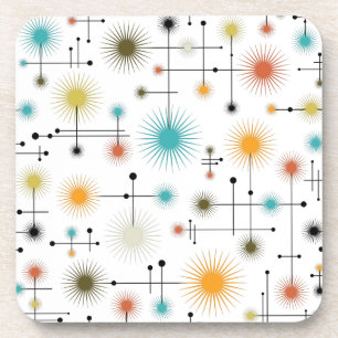 Retro Sternexplosionen ein Go-Go! Untersetzer