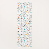 Retro Sternexplosionen ein Go-Go! Yogamatte (Rückseite)