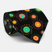 Retro-Sternexplosionen Krawatte (Gerollt)