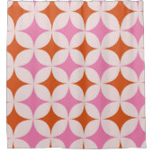 Retro-Sternexplosionen Mitte des Jahrhunderts Must Duschvorhang (Vorderseite)