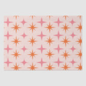 Retro-Sternexplosionen Mitte des Jahrhunderts Must Seidenpapier (Vorderseite)