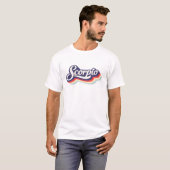Retro-Sternzeichen Skorpion T-Shirt (Vorne ganz)