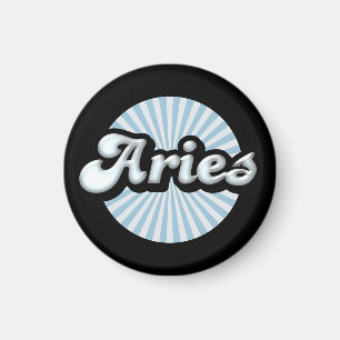 Retro-Sternzeichen Widder Magnet