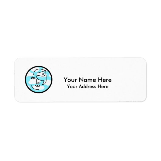 Retro Stewardess Labels (Vorne)
