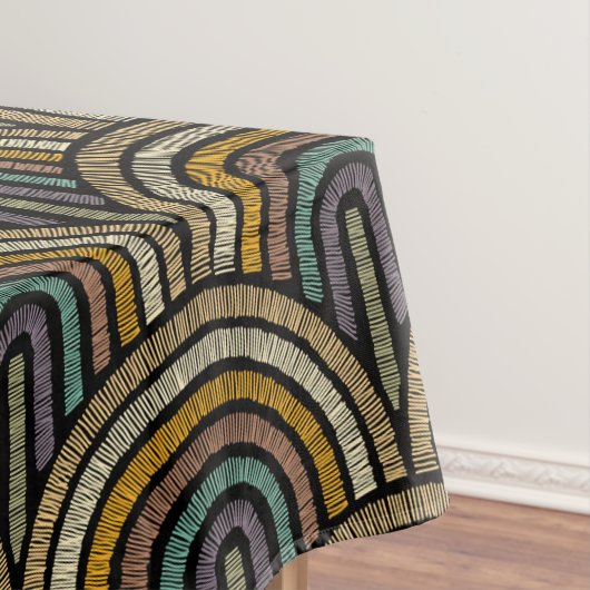 Retro Stickerei Arc Muster Tableclout Tischdecke (Beispiel)