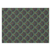 Retro Stickerei Arc Muster Tableclout Tischdecke (Vorderseite (Horizontal))
