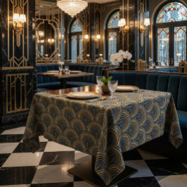 Retro Stickerei Arc Muster Tableclout Tischdecke