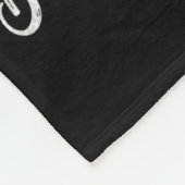 Retro Stiefel auf dem Boden, wo sie schwarz fliege Fleecedecke (Ecke)