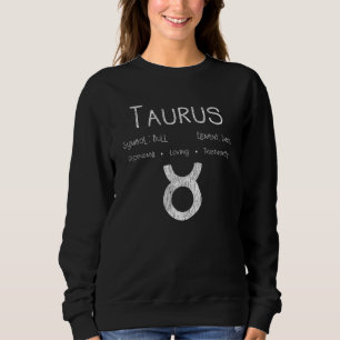 Retro Stier-Sternzeichen Stier Erde Astrologie-Ges Sweatshirt
