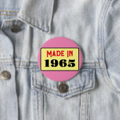 Retro-Stil 60. Geburtstag Abzeichen 1965 Button (Beispiel)