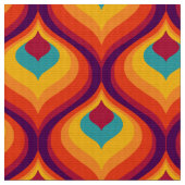 Retro-Stil 60er 70er Muster Stoff (Nahaufnahme)