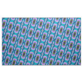 Retro-Stil 60er 70er Muster Stoff (Yard (91,4 cm))