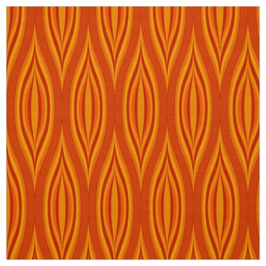 Retro-Stil 60er 70er Muster Stoff (Muster)